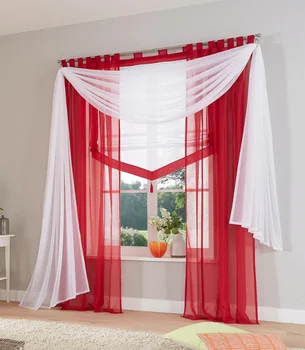 Европейски платове за слепи панели за прозорци бели отвесни завеси за хол завеса завеска престилка шал завеса завеса