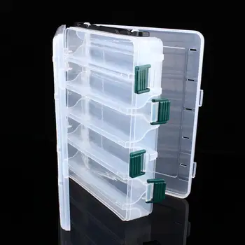 20x16x4.5cm 10 отделения пластмасови риболов примамка примамка такъми кутия за съхранение