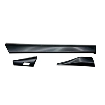 3Pcs Car Glossy Black Center Console Dashboard Panel Декоративна корица за Honda HRV HR-V Vezel 2021 2022 RHD