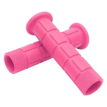 1 чифт Комплект дръжки за велосипеди Дръжки за гъби BMX за момчета и момичета Велосипеди розови