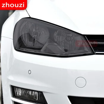 За Volkswagen VW Golf 7 MK7 2012-2019 Автомобилни фарове Оттенък черен защитен филм Задни светлини Прозрачен TPU стикер аксесоари