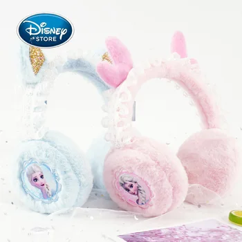 Disney Frozen лента за глава Earmuff сладък карикатура Елза принцеса момиче топли антифони зимни анти-замразяване плюшени протектори за уши