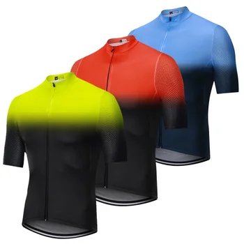 Актуализирана версия 2024 цветен цвят PRO TEAM AERO Колоездачни фланелки с къс ръкав Summer Ropa Ciclismo Road Speed Bike Shirt