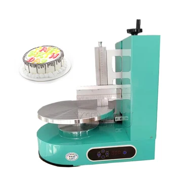 Автоматична машина за изглаждане на крем за декорация Машина за пълнене на хляб за торта Разпръскване на електрическо покритие