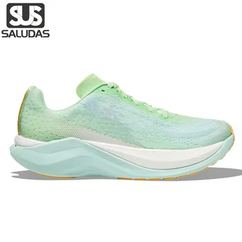 SALUDAS Mach X Дамски обувки за бягане Удобни дишащи маратонки Тренировки на открито Тенис обувки Обувки за бягане по крос-кънтри