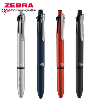 Japan Канцеларски материали ZEBRA гел писалка многофункционална химикалка B4SA4 пълен метал 5-в-1 офис аксесоари училищни пособия