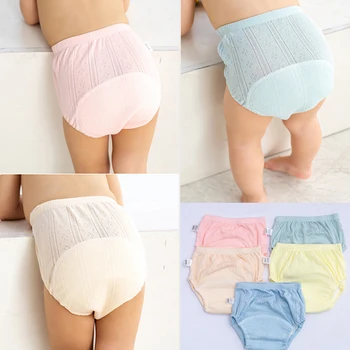 Малко дете бебе пелена шорти обучение панталони за многократна употреба миещи се бельо бебе момче момиче кърпа пелени твърди пелени бебе бикини