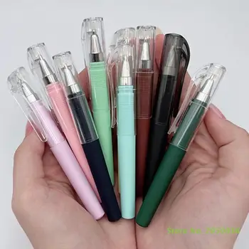 10pcs/lot Creative Mini Gel Pen Short Neutral Pen For Kids Gift Writing Pocket Pen For School Office Stationery Supplies