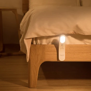 индукционна модерна LED лампа за нощни спални хол проучване USB акумулаторна сензор за движение на човешкото тяло нощна светлина