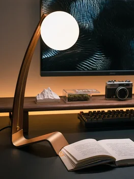 черен орех японски минималистичен нощни лампи бюро минималистичен декоративна настолна лампа