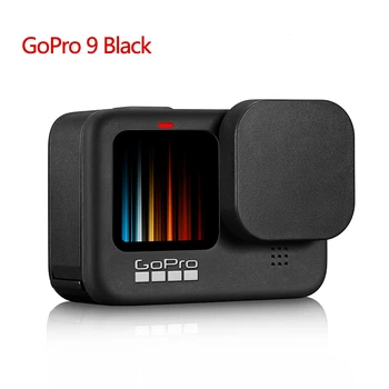 1pc Силиконова капачка на обектива за Gopro 10 9 Черна мека защита на обектива против падане на прах за Gopro камера