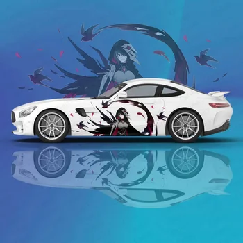 Наташа Сиора Хонкай аниме Стикери за кола Персонализирана винилова странична графика Модифицирани състезателни аксесоари Wrap Car Decals стикери
