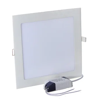  20pcs 6W AC85 ~ 265V студено бяло / топло бяло LED таван LED лунички квадратен панел светлини крушка SMD2835 високо качество