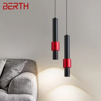 BERTH Модерна висяща висулка LED Nordic Creative Simply Bedside Chandelier Lamp For Home Dining Room Bedroom Bar