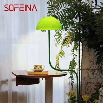 SOFEINA Скандинавска зелена подова лампа Модно изкуство Модерно семейство Стая за спалня Творчество LED декоративна стояща светлина