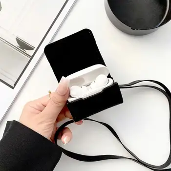  Висококачествен защитен капак за слушалки Обърната дупка за зареждане Защитната обвивка на слушалките Дебела удароустойчива
