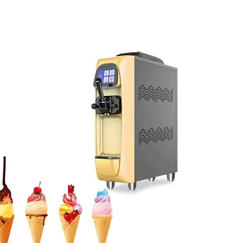 Commercial мини маса сладолед машина 1050W един вкус предварително охлаждане и въздушна помпа система