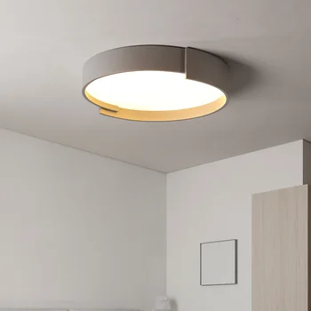 Модерен минималистичен светодиоден таван полилей осветление хол кръг светлина кухненски тела спалня декор лампа димиране люкове
