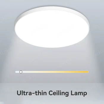  27 / 37cm ултра тънка LED таванна лампа 220V вътрешно осветление стая декорация пръстен LED светлини за кухня спалня коридор баня