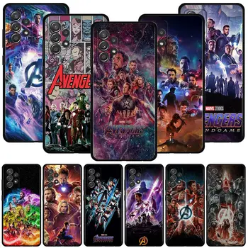 Marvel The Avengers Endgame Logo Shell за Samsung Galaxy A12 A52 A51 A32 A21s A71 A02s A32 A31 A72 A22 A11 A41 A42 A01 случай