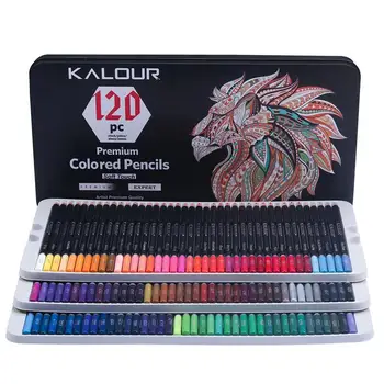 Възрастен цвят молив комплект цветни моливи за деца цветни моливи 120 пакет цветни моливи за възрастни оцветяване цветни моливи за деца