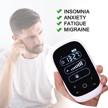 Alpha Stim Sleep Helper Sleep Aid Device CES Insomna Стимулационна терапия Тревожност Депресия Инструмент за бърз сън