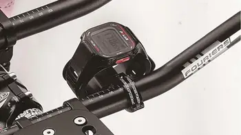FOURIERS HA-WM001 Анодизирано черно 22.2mm рамо за почивка Стойка за компютър за спортен часовник Garmin 410 610 920XT Fenix
