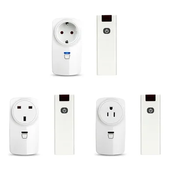 Безжично дистанционно управление Изходни комплекти Ключове Socket EU / UK / US Plug for Lights & Домакински уреди Plug & Gos Durable