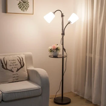 2023 Модерни скандинавски боядисани подови лампи Регулируеми E27 LED проста ретро светлина с 2 цвята за хол Проучване Спалня Хотел