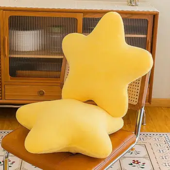 White Star възглавница мека пухкава звезда възглавница за диван диван легло декорация сладък пентаграм форма пълнени играчка подарък за приятелка