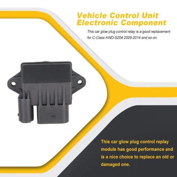 Glow Plug Relay Module Control Unit Vehicle Controller Modules Engine Accessory Replacement for C-Class AWD-S204