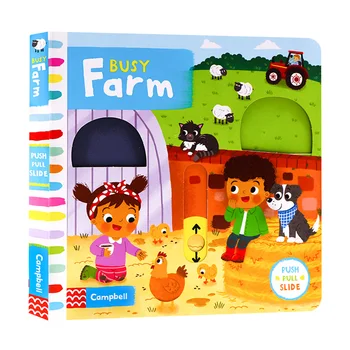Заета ферма, Бебе Детски книги на възраст 1 2 3, английска книжка с картинки, 9781509828944