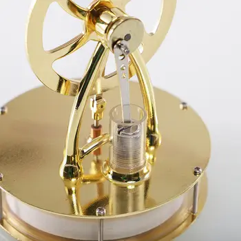 Luoqiao Стърлинг нискотемпературна парна машина малка научна малка продукция забавно физика експеримент модел играчка мини