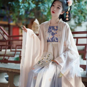 Ханфу (династия Тан) Ханфу рокля Косплей Китайска ханфу фея рокля Китайска пола Древен китайски костюм Вестидо Ханфу