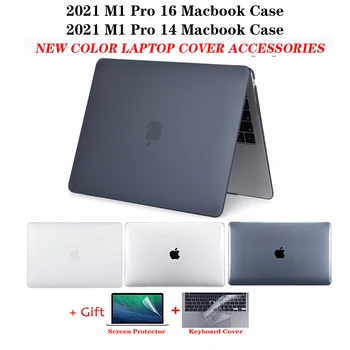 За Macbook Pro 16 Калъф A2485 M1 Mac книга Корица 2021 Нов калъф за лаптоп за Macbook Pro 14 Case 2021 A2242 M1 Чип Макс 16 14 случай