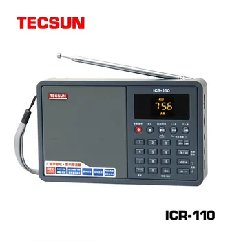 Tecsun ICR-110 радио FM / AM MP3 плейър рекордер цифров аудио преносим полупроводников звук кутия подкрепа TF карта Tecsun ICR110