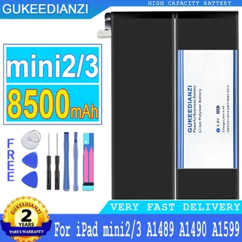 GUKEEDIANZI Батерия за iPad, Mini 2 3, 6471mAh, Mini2, Mini3, A1512, A1489, A1490, A1491, A1599, Big Power Battery