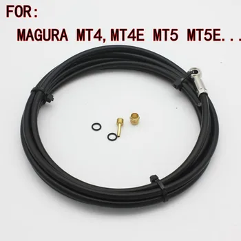 Bike велосипед спирачен маркуч комплект годни Magura MT5 MT6 MT7 MT8 & MT пътека кабелна линия тръба масло игла маслинова гума пръстени колоездене части