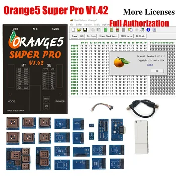 Нов ъпгрейд V1.42 Orange5 Super Pro програмист Пълно активиране Orange 5 Професионално устройство за програмиране на ECU Пълно разрешение