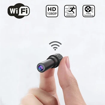 Smart Home Mini Camera WiFi Phone Multi User Connection Sharing Съвместим 1080P инфрачервен нощен дисплей за нощно виждане HD дисплей Plug and Play