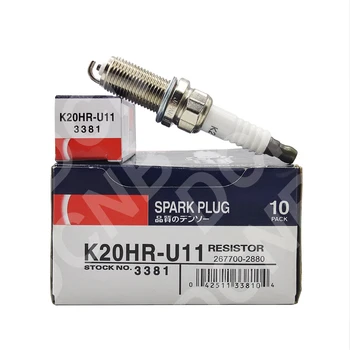 4pcs / лот K20HRU11-3381 Иридиева запалителна свещ за Camry Saloon 2.5L K20HRU11 3381 K20HR-U11 Аксесоари за кола