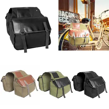 Portable платно мотоциклет Saddlebag двустранно задната седалка съхранение багаж чанта