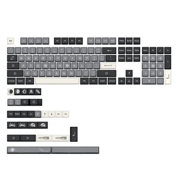 133-клавишни клавиши за Cherry MX Gateron Kailh превключватели Гейминг механична клавиатура XDA PBT за капачки на клавишите Apollo-key Drop Shipping