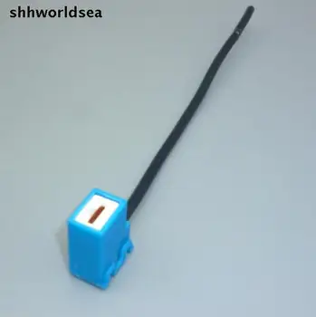 shhworldsea 2/10/50/100/500pcs H1/H3 12V/24V Автомобилна крушка за фарове Socket Plug адаптер Държач за удължителен кабел Автоматичен конектор