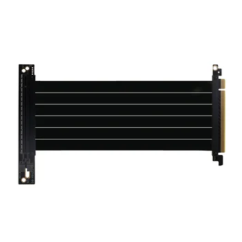 PCI-E 3.0 16X 90 градуса PCI-E графична карта разширение кабел мрежова карта адаптер, пълна скорост и стабилност 20 см