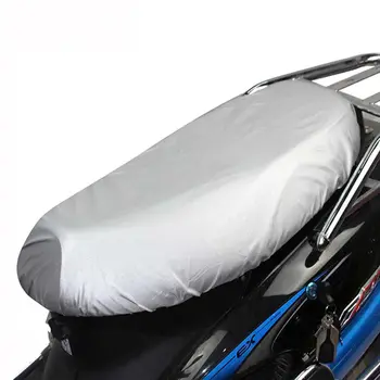 M/L/XL/XXL мотоциклет дъжд седалка покритие универсална гъвкава водоустойчива седловина капак черен 210D Оксфорд кърпа мотоциклет седалка възглавница