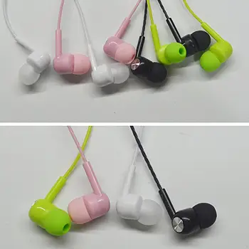 Висококачествени меки накрайници за уши чувствителни 3,5 мм шумопотискащи спортни слушалки Аксесоари за слушалки Кабелна слушалка