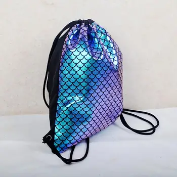 Баскетбол шнур чанта пайети дизайн баскетбол шнур раница водоустойчив капацитет фитнес чанта за спортни устойчиви стилен