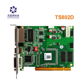  LED изпращаща карта TS802D Linsn система за управление Работа с LED видео процесор за LED дисплей