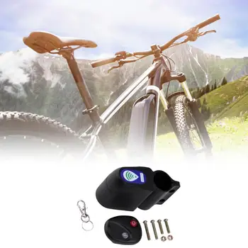 Износоустойчив велосипед аларма заключване ABS ниска консумация на енергия практически дистанционно управление велосипед вибрации аларма